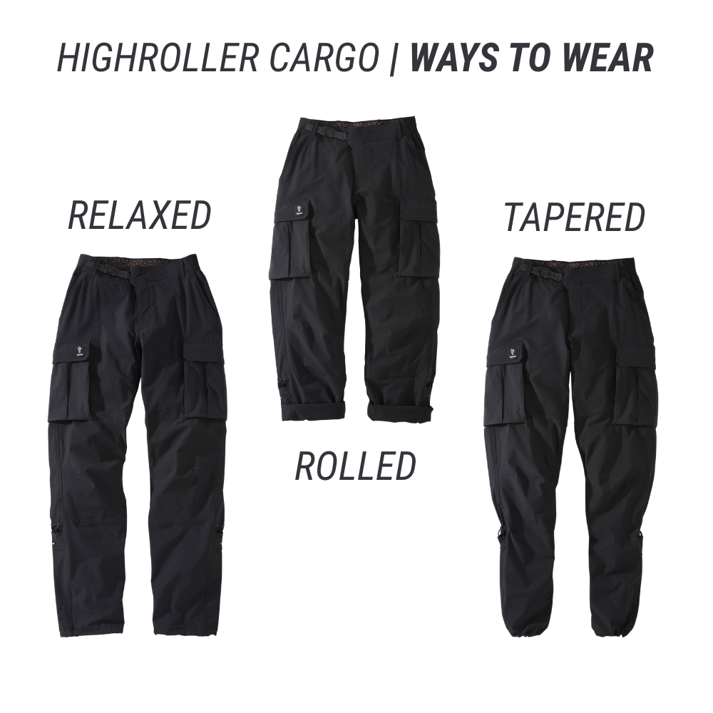 Highroller | Cargo Trouser | Shadow Black