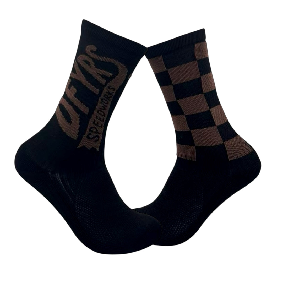 Speedworks | Black | Compression Shred Socks