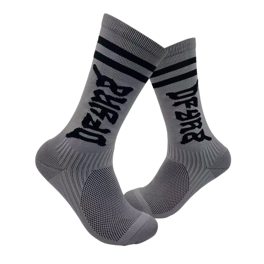Tyrant | Compression Shred Socks | Mid Grey