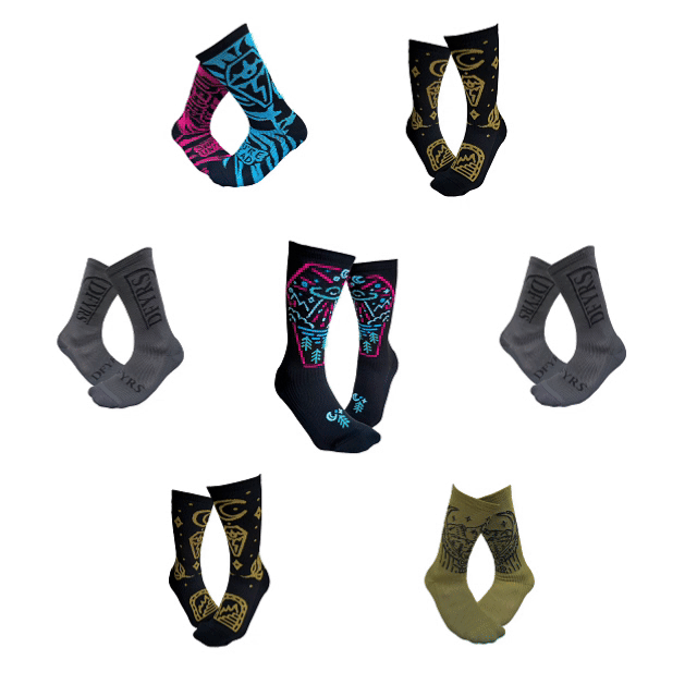 7 Pack | Lucky Dip | Compression Shred Socks